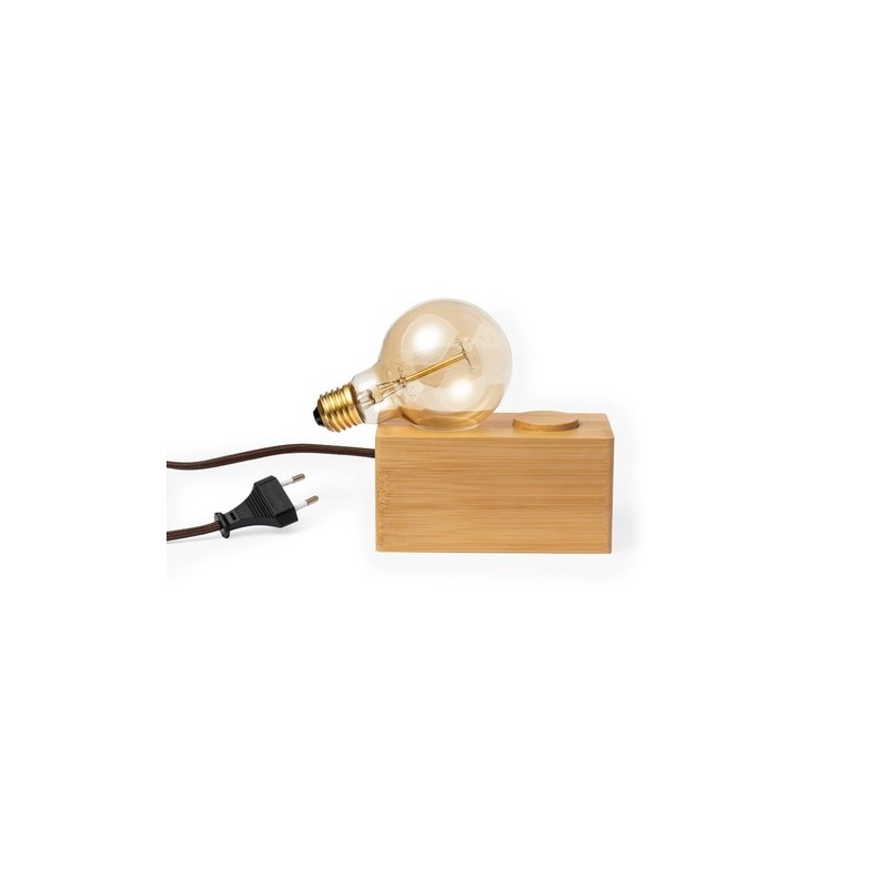Lampe Vintage Personnalisée en Bambou Sarpal - Ambiance Unique à Prix Abordable Matières : bambou cadeau entreprise pas cher