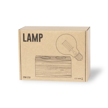Lampe Vintage Personnalisée en Bambou Sarpal - Ambiance Unique à Prix Abordable Matières : bambou goodies publicitaire événement