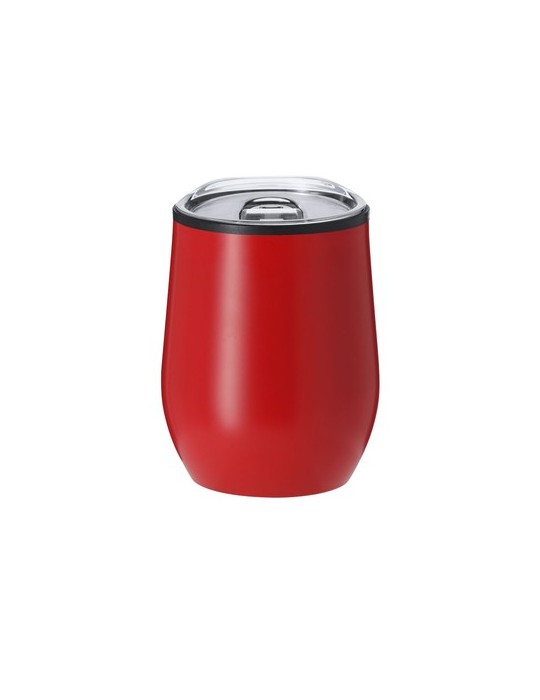 Verre Thermique Pratique Hanley Matières : acier inoxydable Couleurs : noir objet promotionnel éco-responsable