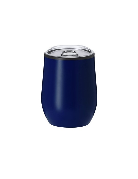 Verre Thermique Pratique Hanley Matières : acier inoxydable Couleurs : bleu goodies personnalisé en stock