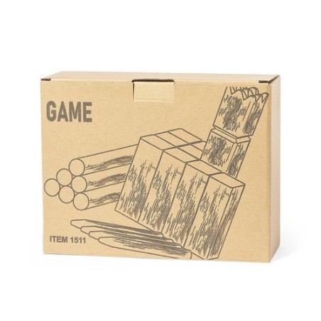 Jeu Kazama - Kubb en Bois Naturel