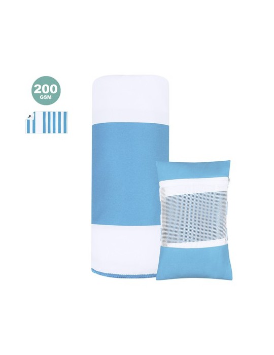 Serviette Absorbante Pratique Jeffrey Matières : polyester Couleurs : bleu marine marquage laser ultra précis