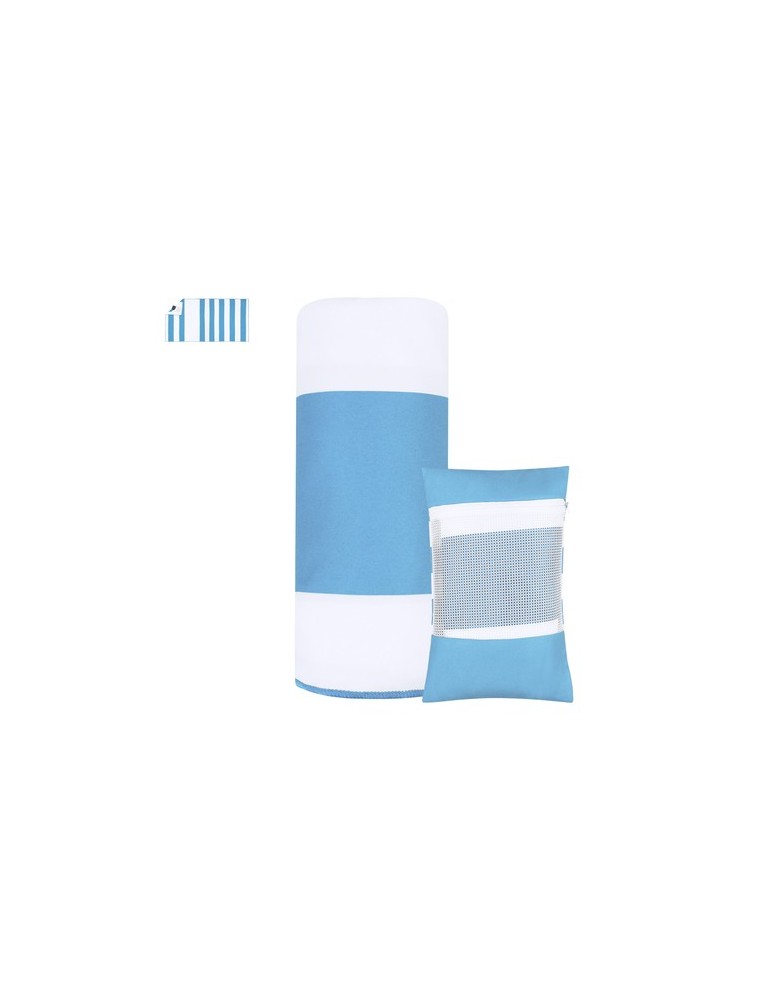 Serviette Absorbante Pratique Jeffrey Matières : polyester Couleurs : bleu marine objet promotionnel éco-responsable