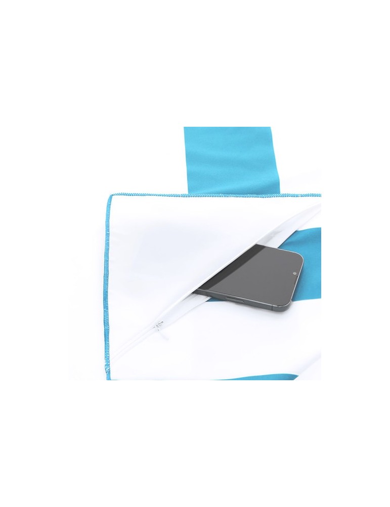 Serviette Absorbante Pratique Jeffrey Matières : polyester Couleurs : bleu clair goodies publicitaire événementiel