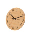 Pendule élégant Tiwel Matières : bambou Couleurs : naturel cadeau entreprise pas cher