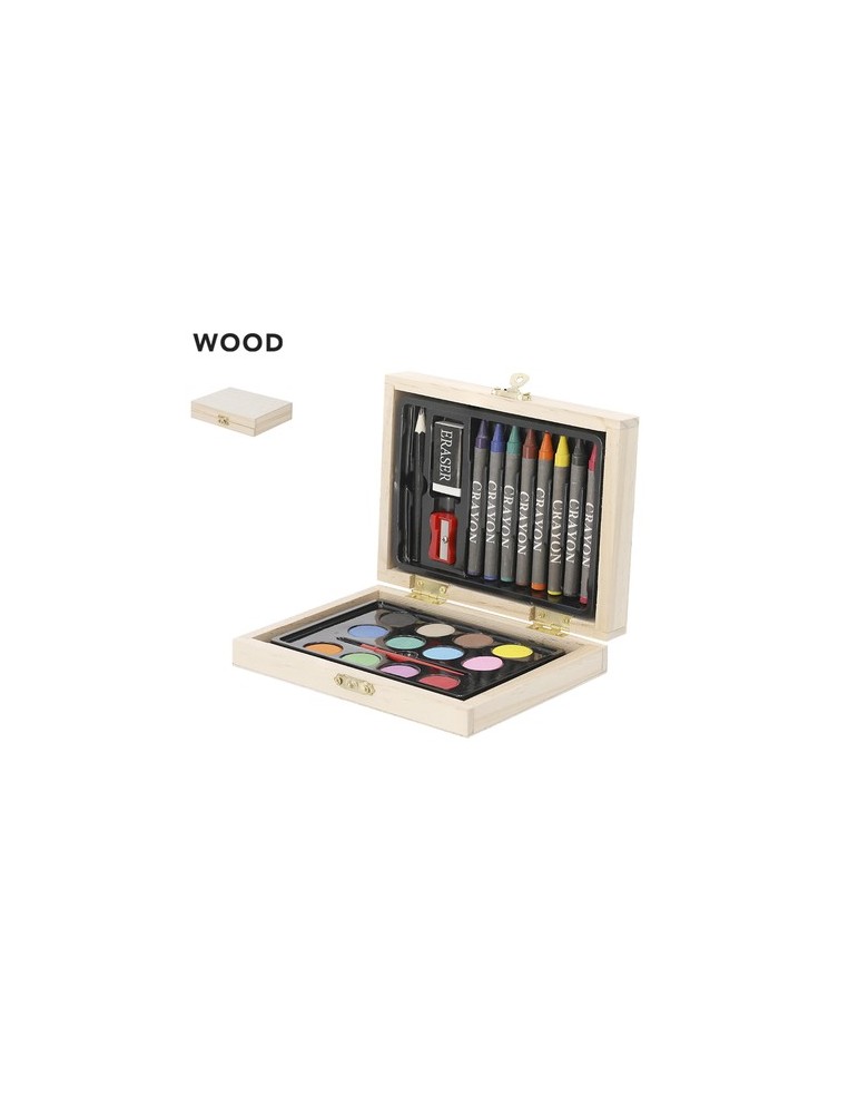 Trousse Pratique Lidner Matières : bois Couleurs : naturel personnalisable avec votre logo