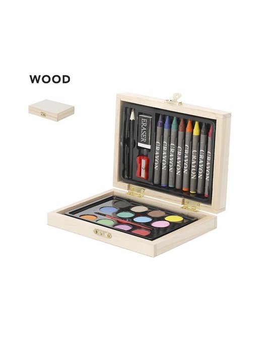 Trousse Pratique Lidner Matières : bois Couleurs : naturel personnalisable avec votre logo