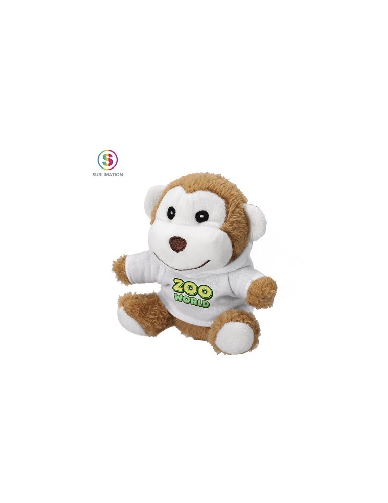 Peluche Mignonne Benarek Matières : polyester Couleurs : marron personnalisable avec votre logo