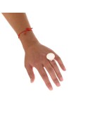 Bague publicitaire personnalisée Tayter Couleurs : blanc cadeau entreprise pas cher