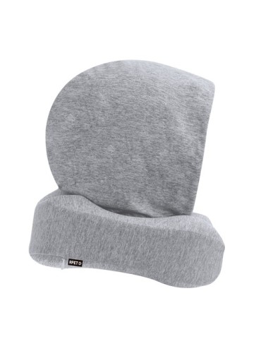 Coussin à Capuche publicitaire personnalisé Dolking Couleurs : noir Matières : polyester recyclé goodies entreprise design
