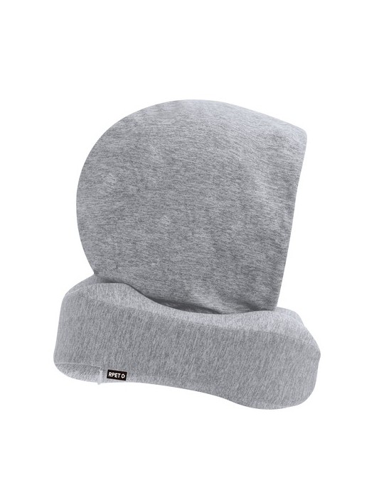 Coussin à Capuche publicitaire personnalisé Dolking Couleurs : noir Matières : polyester recyclé goodies entreprise design