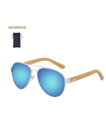 Lunettes de Soleil publicitaires s Gunok Matières : bambou Couleurs : gris 2