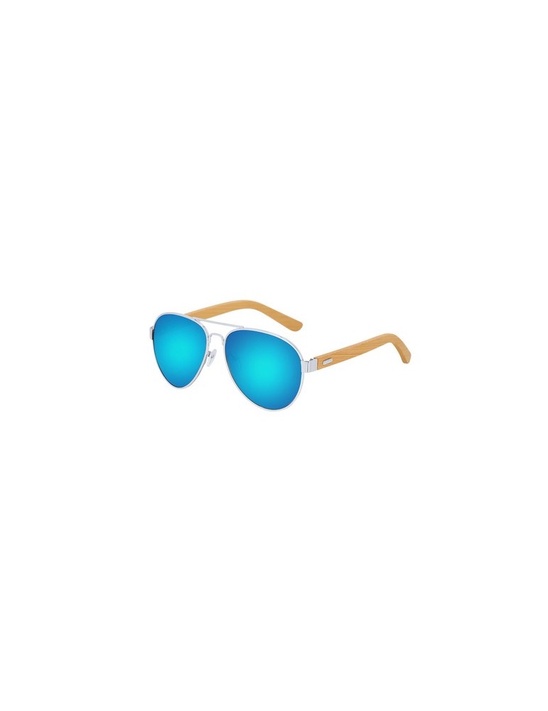 Lunettes de Soleil publicitaires s Gunok Matières : bambou Couleurs : gris impression haute définition
