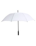 Parapluie publicitaire personnalisé Wiber Matières : PET recyclé Couleurs : bleu marine impression logo haute qualité