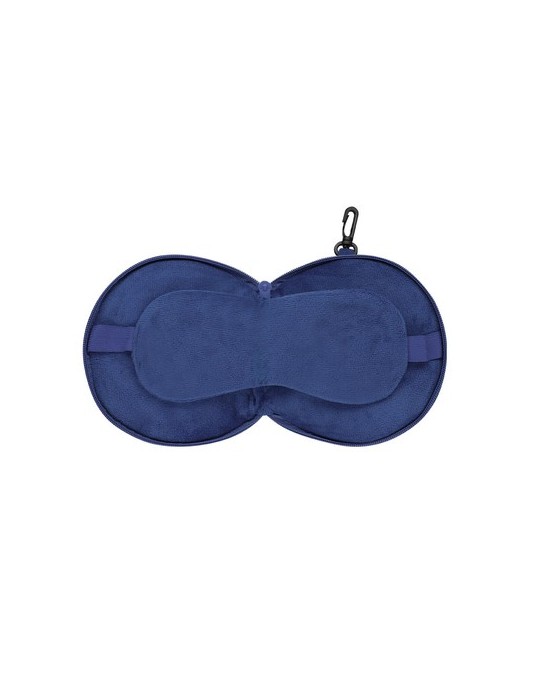Coussin de Voyage personnalisé Masque Pansir Couleurs : bleu marine Matières : polyester recyclé cadeau collaborateur premium