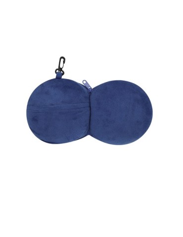 Coussin de Voyage personnalisé Masque Pansir Couleurs : noir Matières : polyester recyclé goodies entreprise design