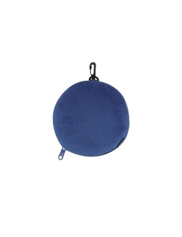 Coussin de Voyage personnalisé Masque Pansir Couleurs : noir Matières : polyester recyclé marquage couleur éclatante