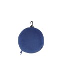 Coussin de Voyage personnalisé Masque Pansir Couleurs : noir Matières : polyester recyclé marquage couleur éclatante
