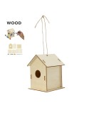 Maison d'Oiseau  Spydel - Nid pour oiseaux en bois naturel Matières : bois Couleurs : naturel personnalisable avec votre logo