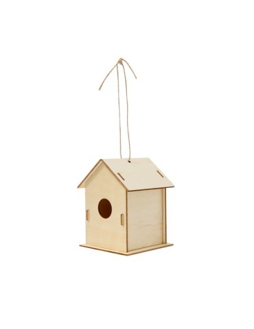 Maison d'Oiseau  Spydel - Nid pour oiseaux en bois naturel Matières : bois Couleurs : naturel cadeau entreprise pas cher