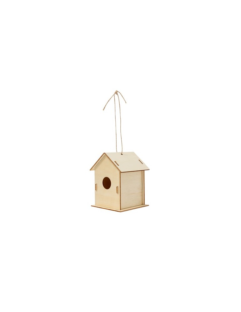 Maison d'Oiseau  Spydel - Nid pour oiseaux en bois naturel Matières : bois Couleurs : naturel cadeau entreprise pas cher