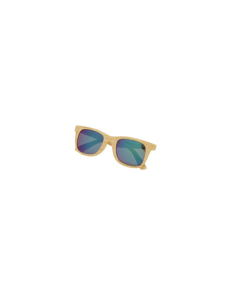 Lunettes de Soleil Publicitaires Éco-responsables Sailek Couleurs : naturel cadeau entreprise pas cher