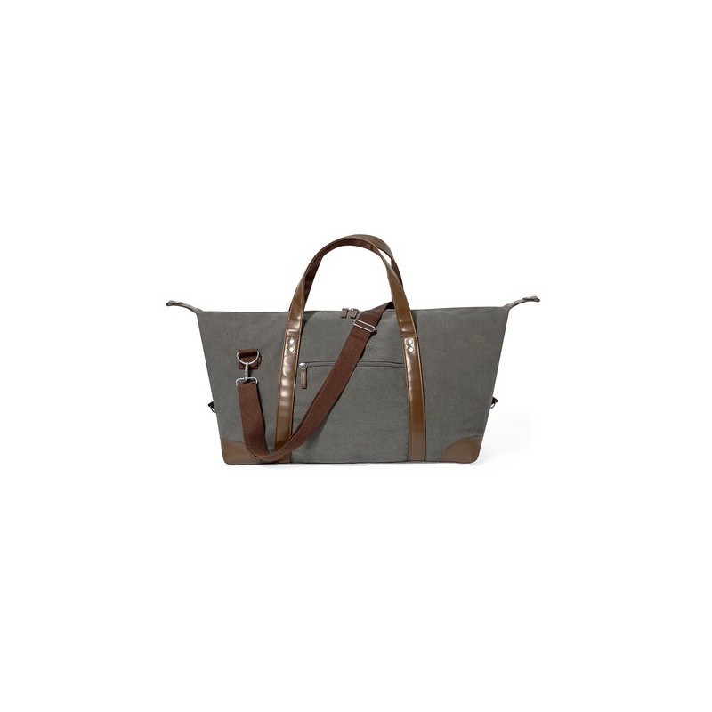Sac Personnalisé Élégant et Pratique pour le Voyage - Sharyl Matières : toile Couleurs : gris personnalisation rapide en France