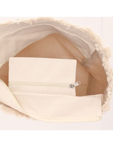 Sac Publicitaire Éco-responsable Dinebor Matières : coton Couleurs : naturel marquage laser ultra précis