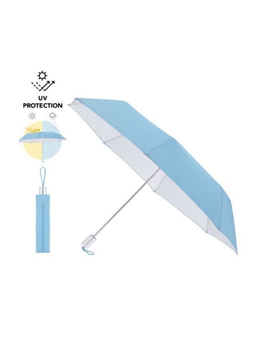 Parapluie personnalisé Winsler Matières : polyester Couleurs : vert clair objet promotionnel éco-responsable