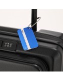Identificateur personnalisé de valise Halux Matières : aluminium recyclé  Couleurs : argenté objet promotionnel éco-responsable