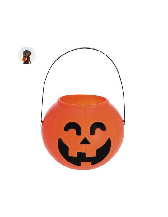 Panier décoratif Halloween Cowel Couleurs : orange personnalisable avec votre logo