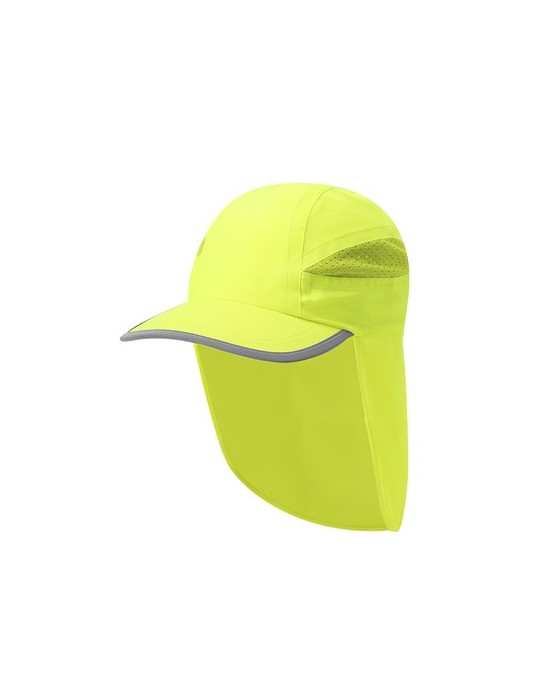 Casquette publicitaire personnalisée - Fiola Matières : polyester Couleurs : jaune fluo