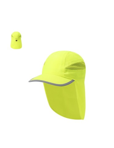 Casquette publicitaire personnalisée - Fiola Matières : polyester Couleurs : jaune fluo 2