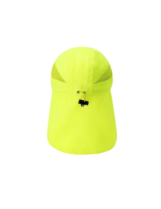 Casquette publicitaire personnalisée - Fiola Matières : polyester Couleurs : jaune fluo cadeau entreprise pas cher