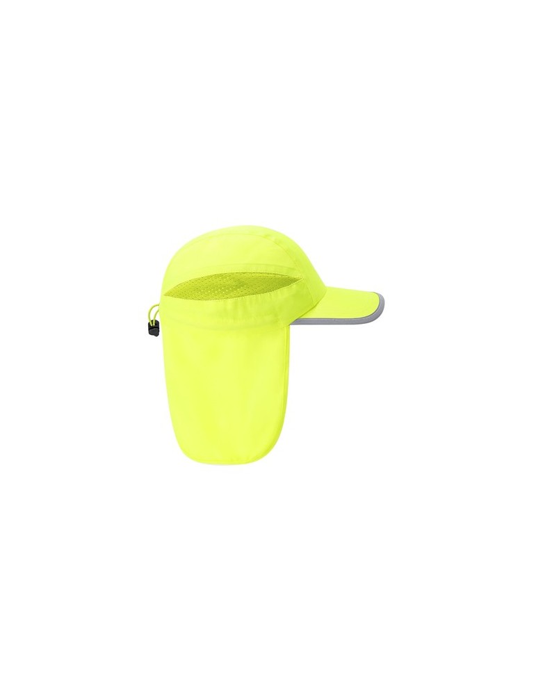 Casquette publicitaire personnalisée - Fiola Matières : polyester Couleurs : jaune fluo goodies publicitaire événementiel