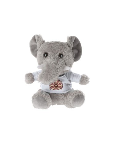 Peluche publicitaire personnalisée Brekalo Matières : polyester Couleurs : gris