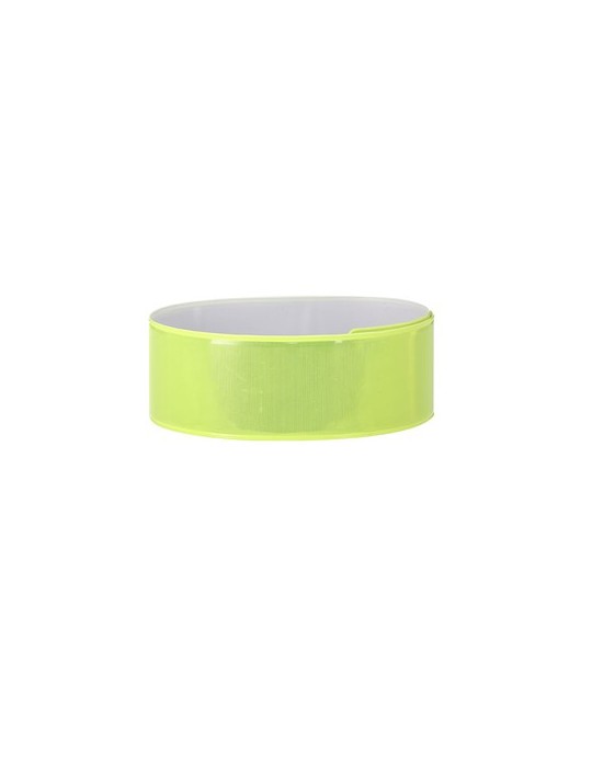 Bracelet personnalisé en cuir avec gravure Llorik Matières : PVC Couleurs : jaune personnalisable avec votre logo