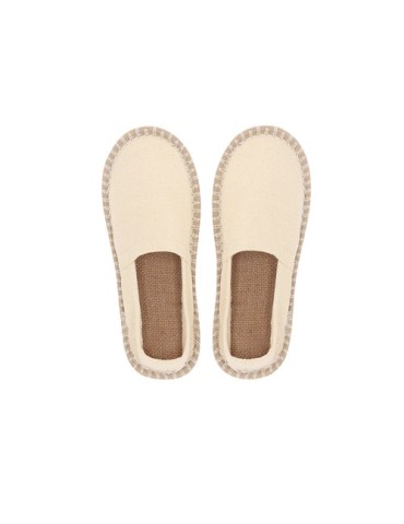 Espadrilles personnalisées s Sergen Matières : toile Couleurs : naturel Pointure : L goodies publicitaire événementiel