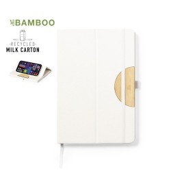 Cahier Éco-responsable Personnalisé Support à Prix Abordable Torya Matières : bambou