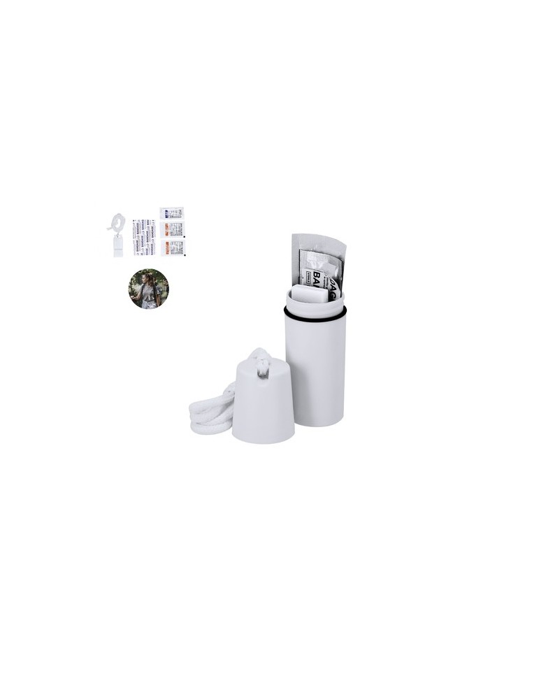 Kit de randonnée personnalisée Gemmel Couleurs : blanc personnalisable avec votre logo