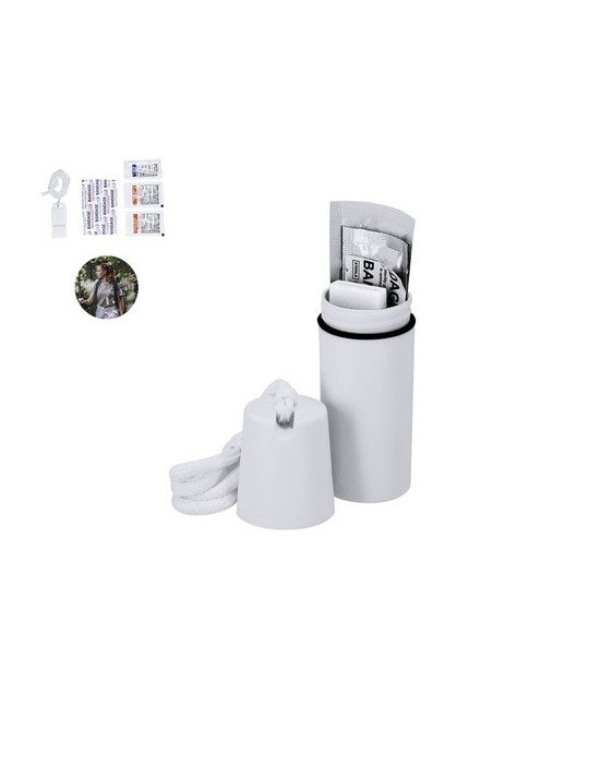 Kit de randonnée personnalisée Gemmel Couleurs : blanc personnalisable avec votre logo