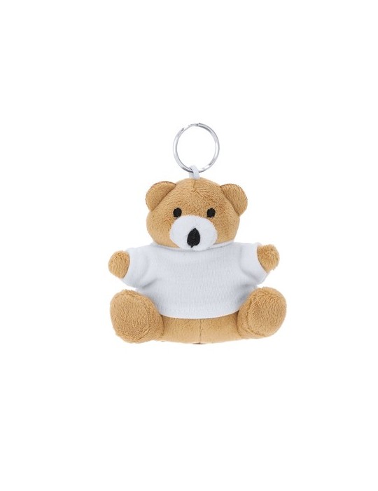 Porte-Clés Peluche Publicitaire Personnalisé - Pickford Matières : polyester Couleurs : marron