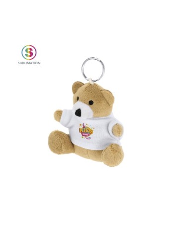 Porte-Clés Peluche Publicitaire Personnalisé - Pickford Matières : polyester Couleurs : marron 2