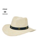Chapeau personnalisé en paille tressée blanche pas cher Rusnak personnalisable avec votre logo