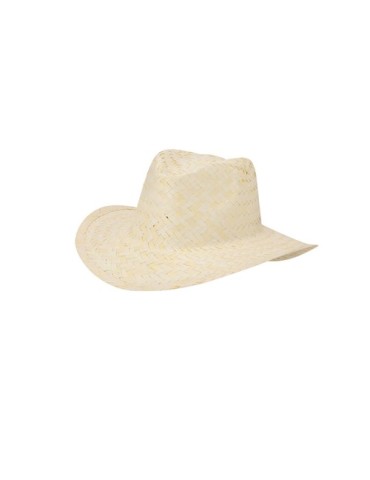 Chapeau personnalisé en paille tressée blanche pas cher Rusnak goodies publicitaire événementiel