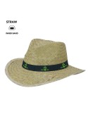 Chapeau publicitaire en paille Sanler personnalisable avec votre logo