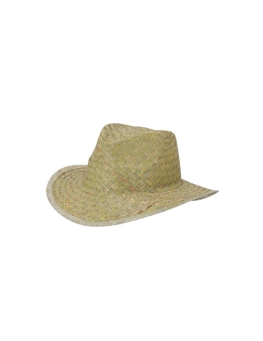 Chapeau publicitaire en paille Sanler goodies publicitaire événementiel