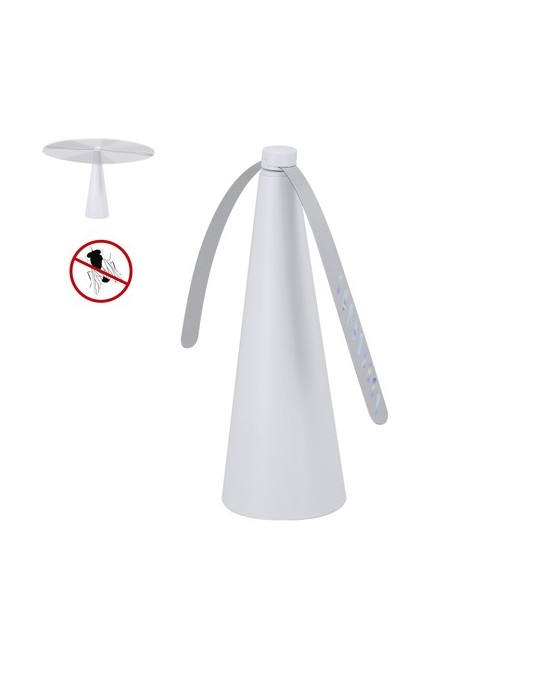 Ventilateur publicitaire anti-mouches Zuriko Couleurs : blanc personnalisable avec votre logo