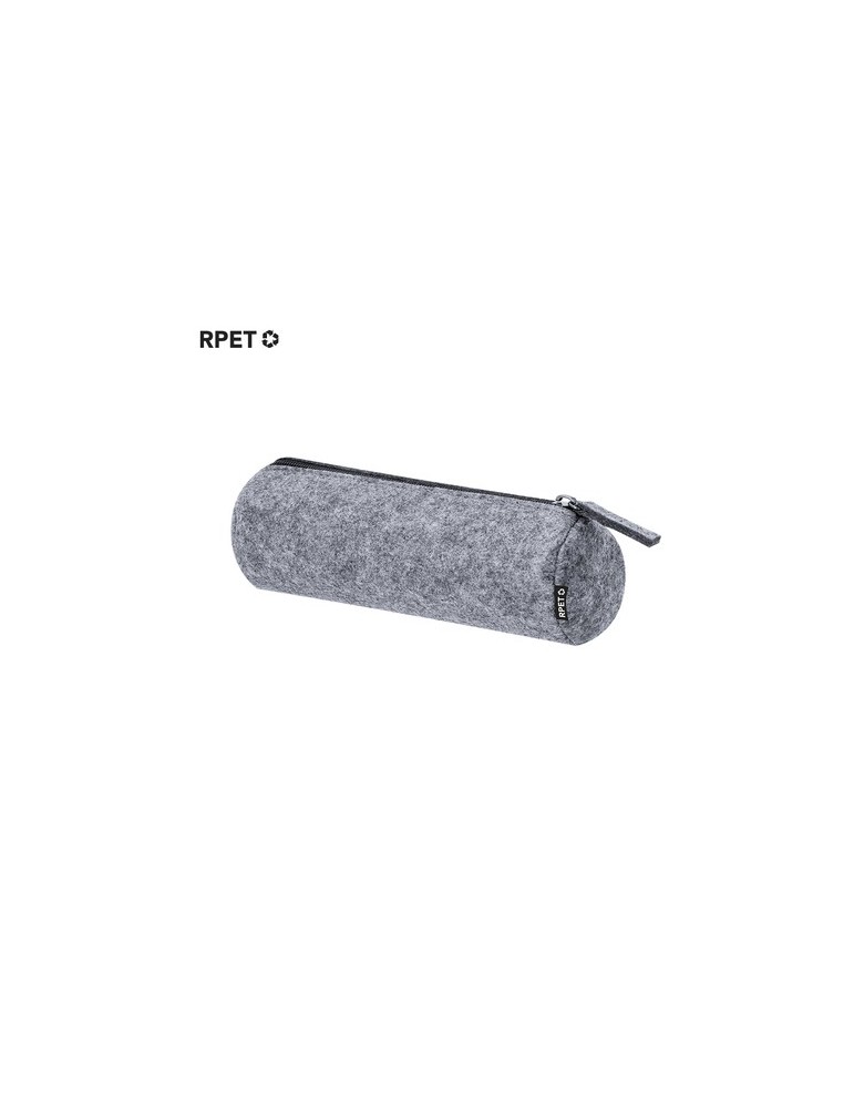 Trousse publicitaire personnalisée Bartox Matières : PET recyclé Couleurs : gris personnalisable avec votre logo