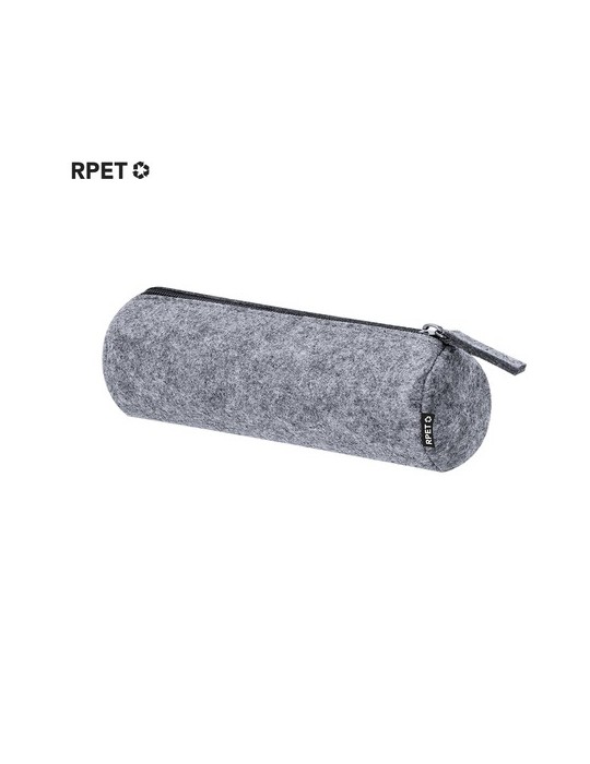 Trousse publicitaire personnalisée Bartox Matières : PET recyclé Couleurs : gris personnalisable avec votre logo